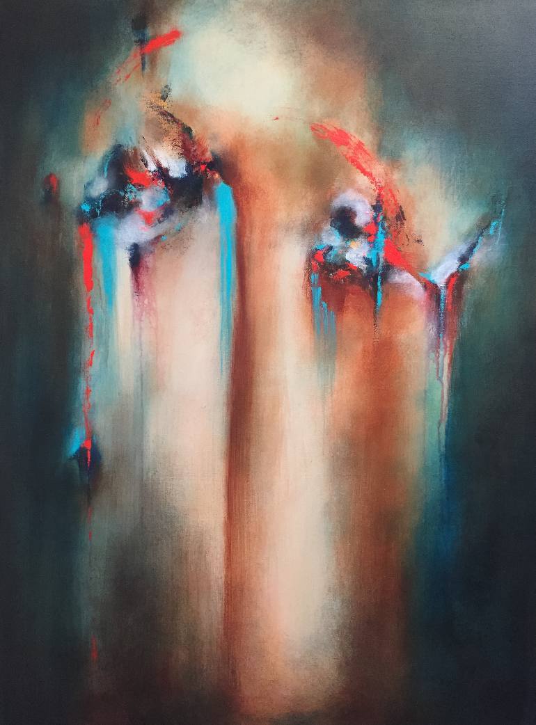 770x1042 Saatchi Art Cry Me A River. Abstract Painting By Steph Gimson - The Cry Painting