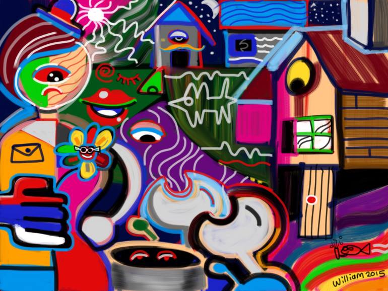 770x578 Saatchi Art The Cry Painting By William Martin - The Cry Painting