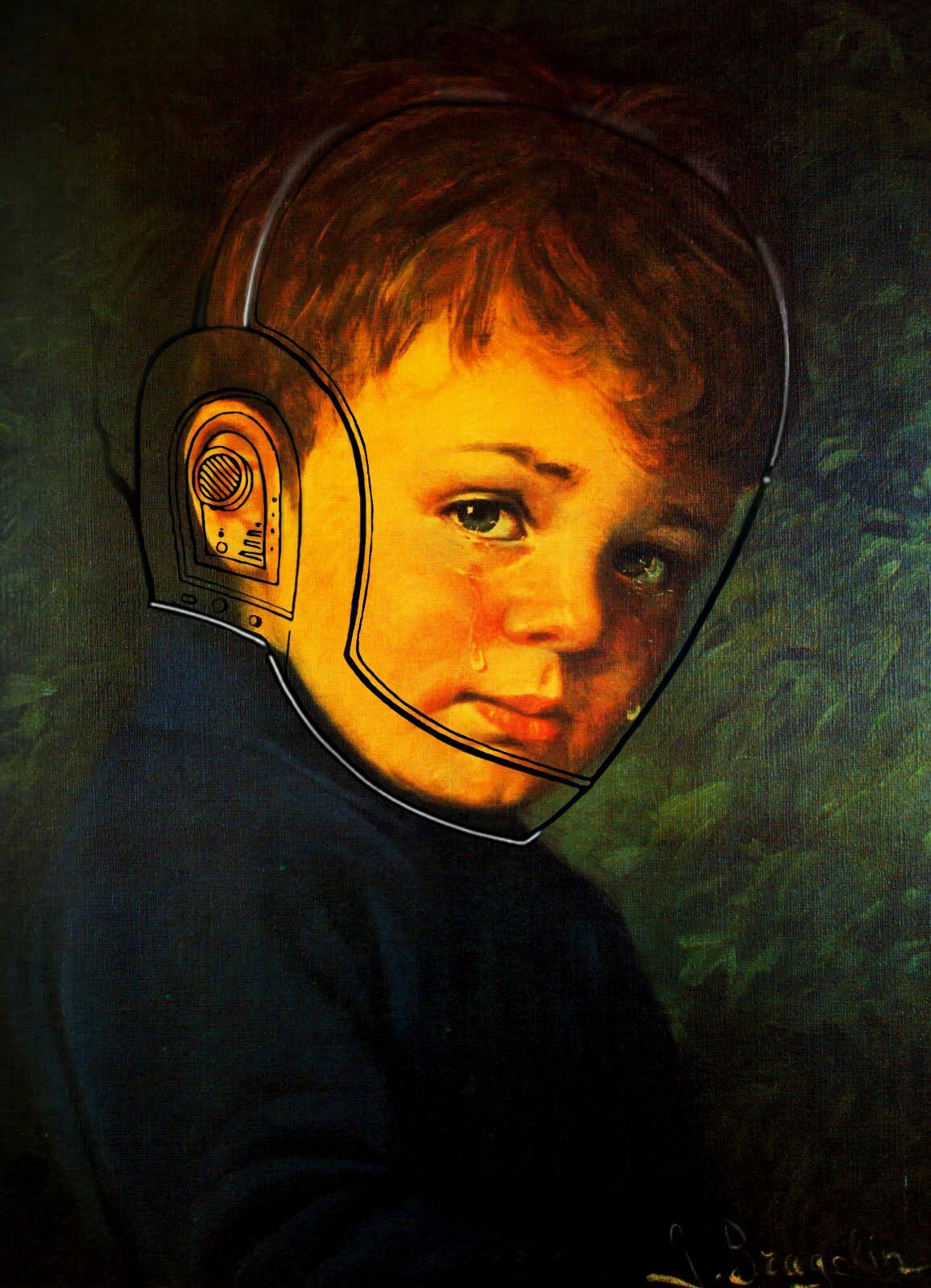 1156x1600 Recreated The Crying Boy Poster In The Opening Credits Freshmeattv - The Crying Boy Painting