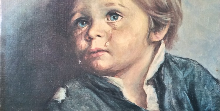 750x380 The Crying Boy Painting Curse - The Crying Boy Painting