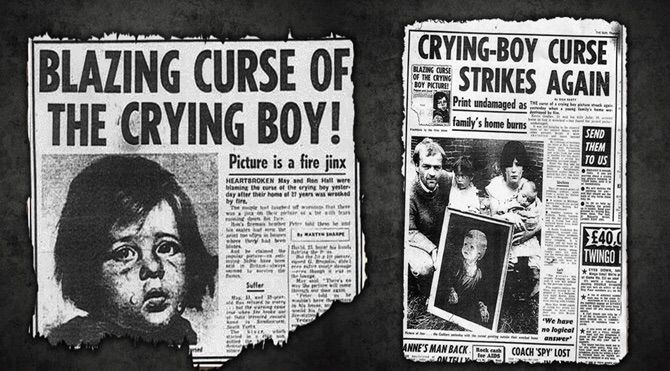 670x371 The Crying Boy Painting Urban Legend Or A Curse Horror Amino - The Crying Boy Painting