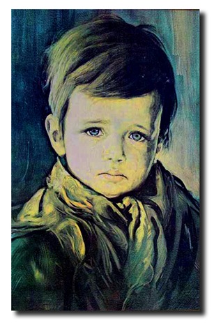 307x463 A Nomadic View The Curse Of The Crying Boy - The Crying Boy Painting