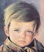 150x178 The Curse Of The Crying Boy Painting - The Crying Boy Painting