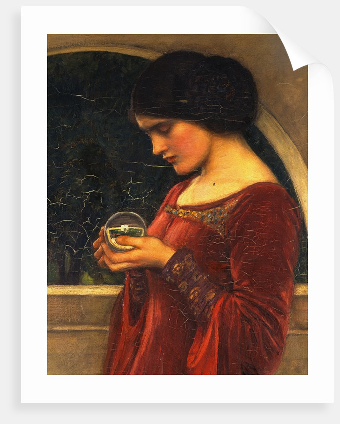 681x850 The Crystal Ball Posters Amp Prints By John William Waterhouse - The Crystal Ball Painting