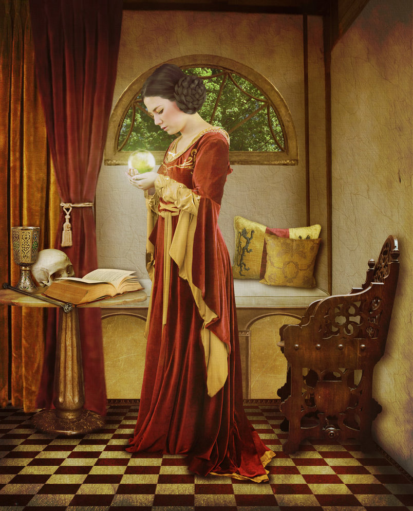 804x994 Crystal Ball By Jinxmim - The Crystal Ball Painting