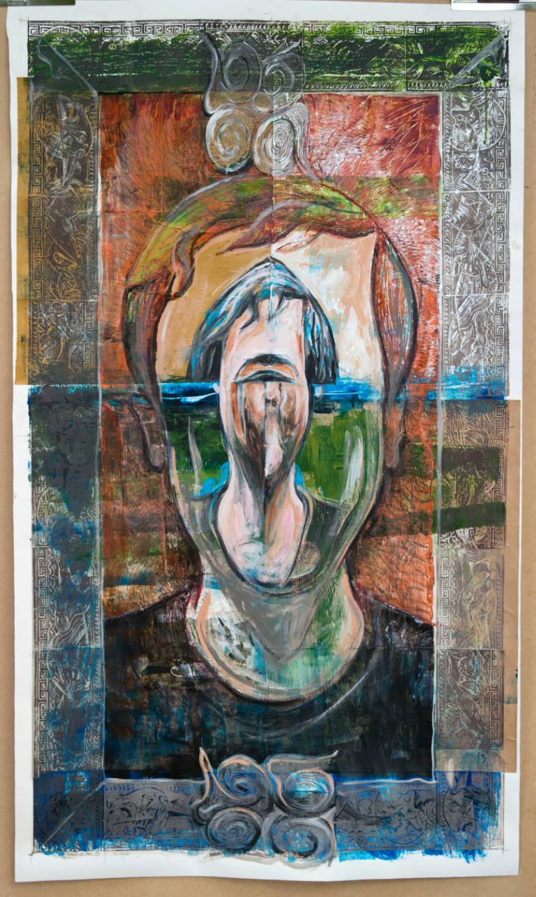 770x1288 Saatchi Art Cyclops Painting By Cristian Marin - The Cyclops Painting