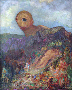 250x312 The Cyclops (Redon) - The Cyclops Painting