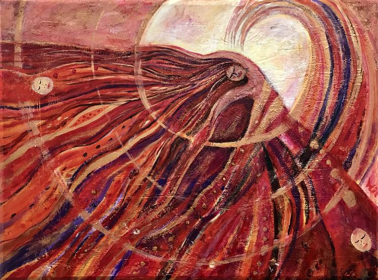 770x570 Saatchi Art Dance Of Life Painting By Hilary Israch - The Dance Of Life Painting