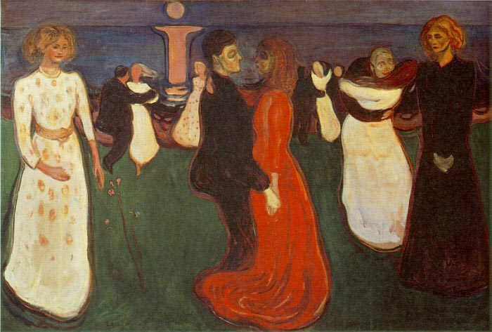 700x473 The Dance Of Life By Edvard Munch - The Dance Of Life Painting