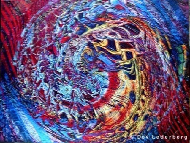 640x480 Dov Lederberg Artwork Dance Of Life Original Painting Acrylic - The Dance Of Life Painting