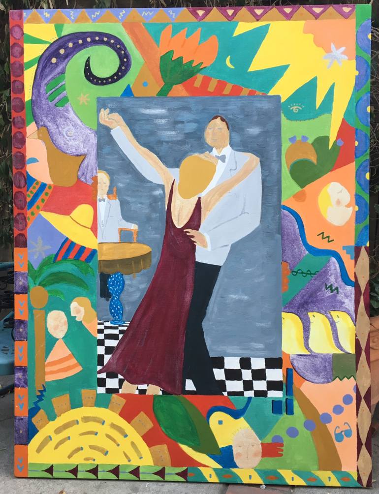 770x1004 Saatchi Art The Dance Painting By Patricia Wood - The Dance Painting