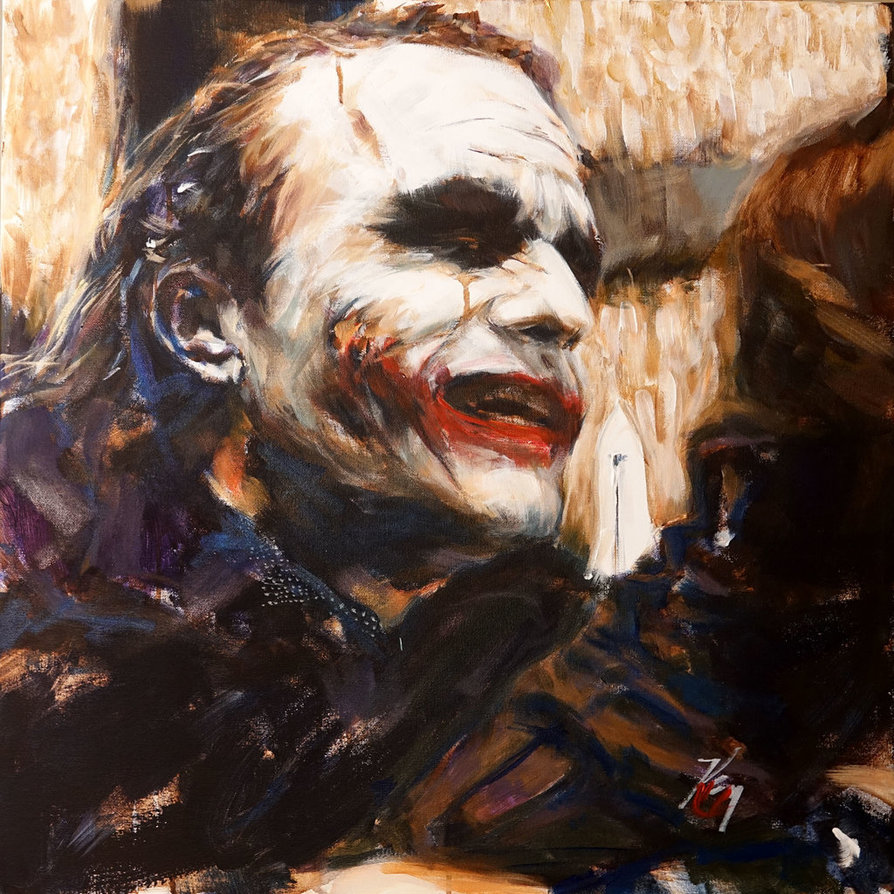 894x894 Joker 2 - The Dark Knight Painting