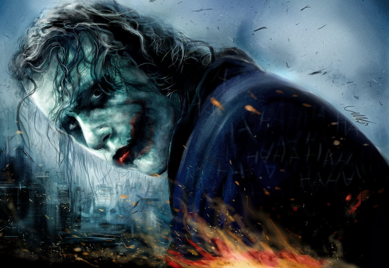 800x552 The Dark Knight - The Dark Knight Painting