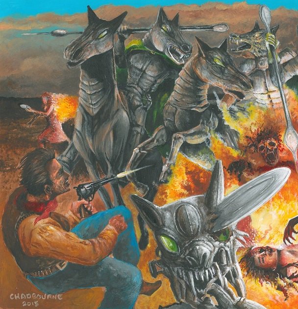 608x629 Artist Glenn Chadbourne The Dark Tower Secret Project! - The Dark Tower Painting