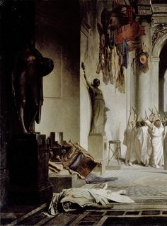 236x319 The Death Of Caesar (Detail), 1859 67, Jean - The Death Of Caesar Painting