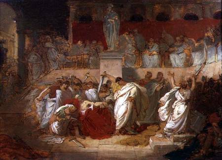 450x325 The Death Of Caesar - The Death Of Caesar Painting