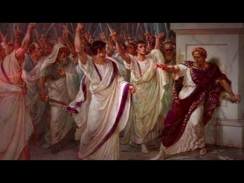 480x360 History In Five The Death Of Julius Caesar - The Death Of Caesar Painting