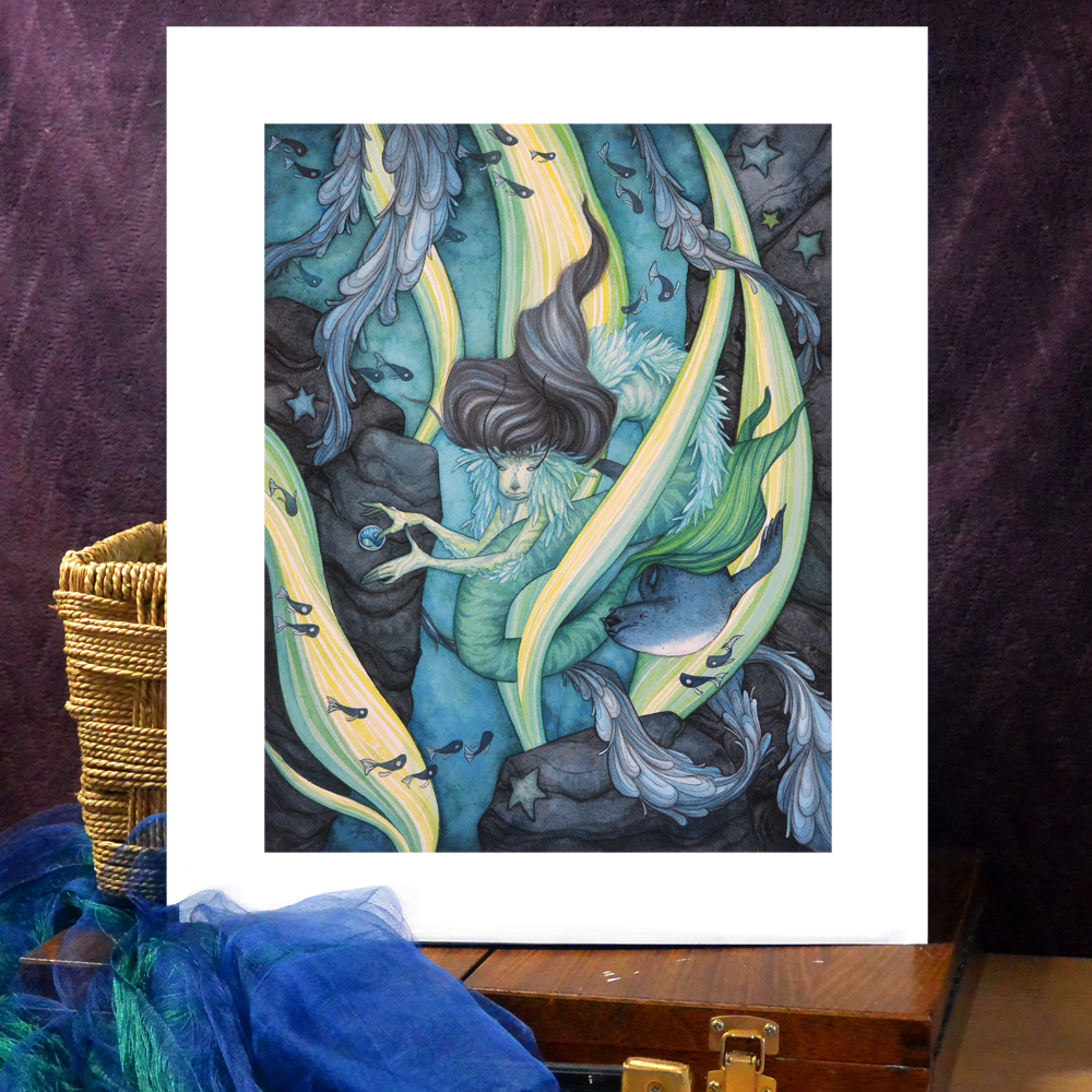 1000x1000 Tiffany England Illustrations - The Deep Painting