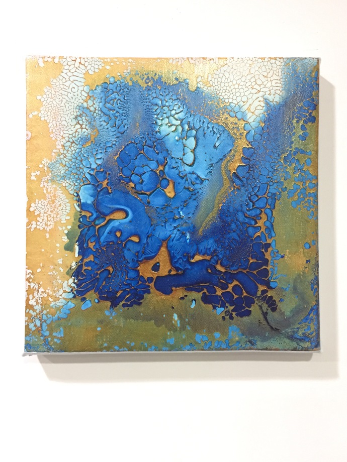 690x920 Into The Deep By Artist Vernika Abstract, Painting Mojarto - The Deep Painting