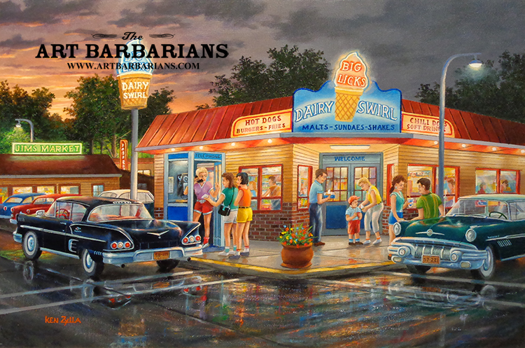 750x497 Wildlife Art Prints Plus Original Paintings With A Wide Selection - The Diner Painting Original