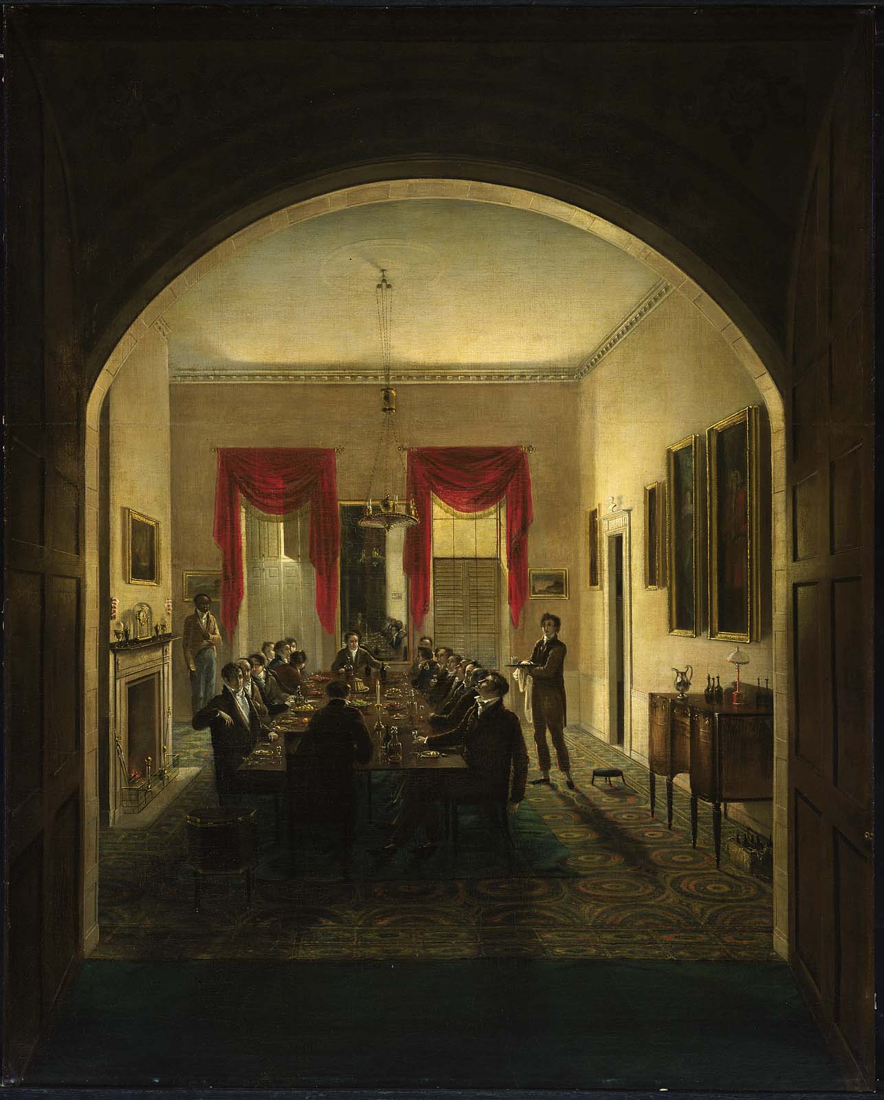 1286x1600 The Dinner Party Museum Of Fine Arts, Boston - The Dinner Painting