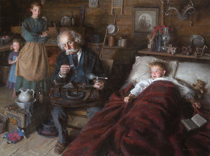 700x520 Morgan Weistling - The Doctor Painting Print
