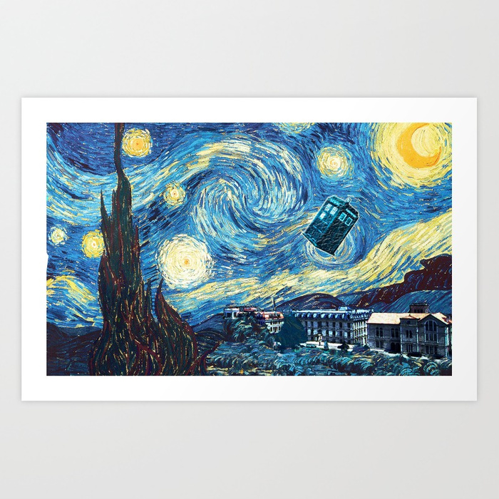 700x700 Vincent And The Doctor - The Doctor Painting Print