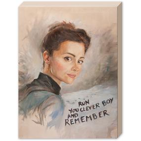 285x285 Doctor Who Canvas Print Clara Painting @ - The Doctor Painting Print