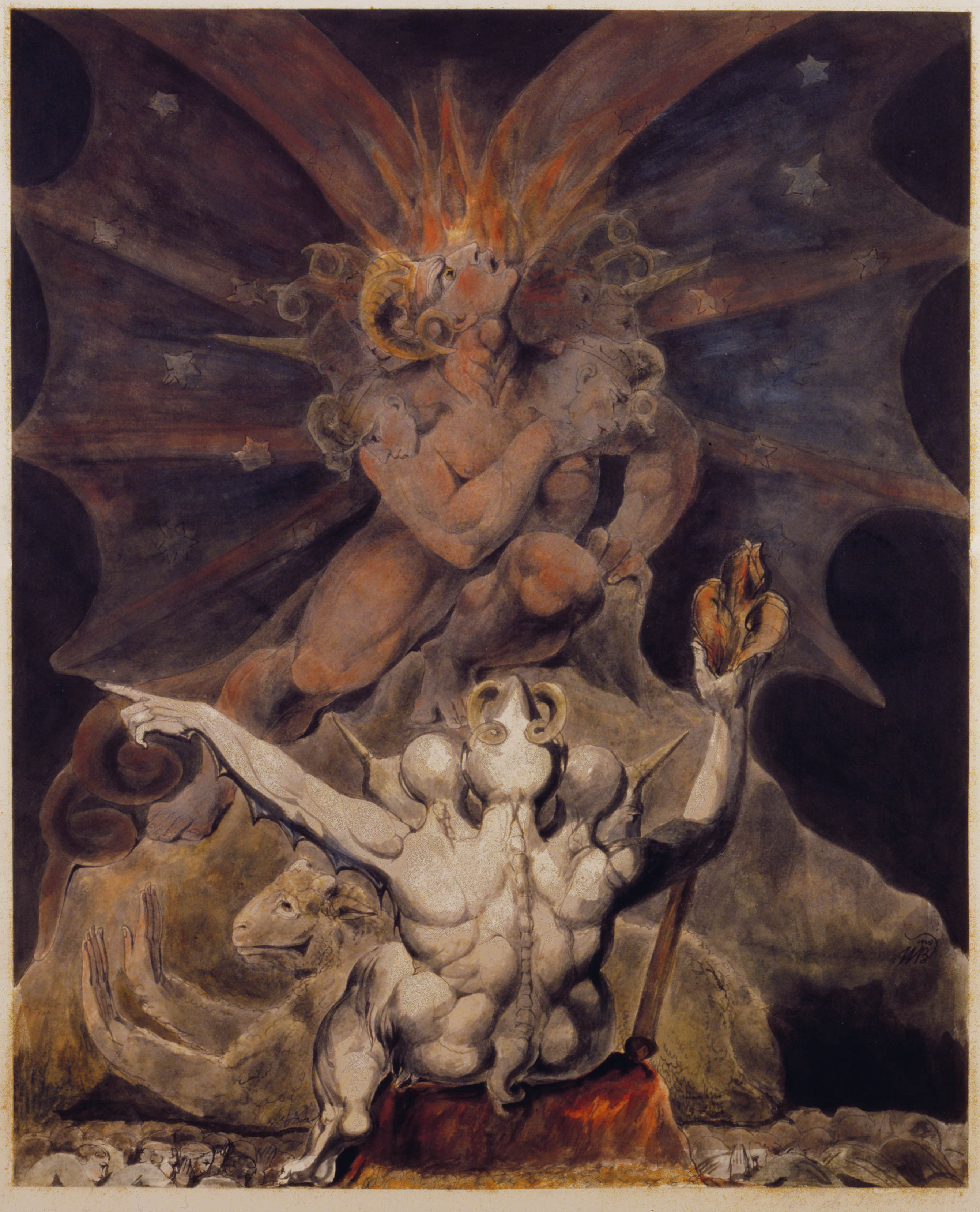 2680x3313 Filethe Number Of The Beast Is 666 Philadelphia, Rosenbach Museum - The Dragon Painting