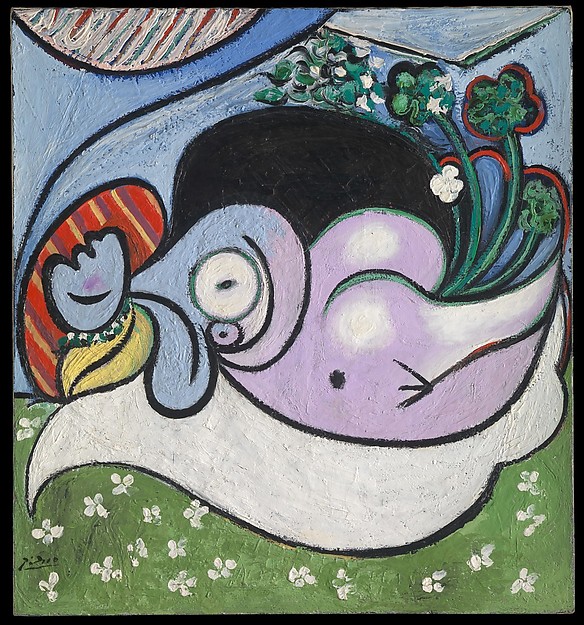 584x625 Pablo Picasso The Dreamer The Met - The Dreamer Painting