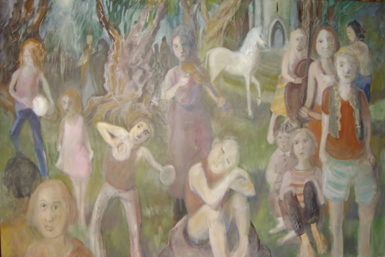 770x513 Saatchi Art The Dreamer Painting By Bea Jones - The Dreamer Painting