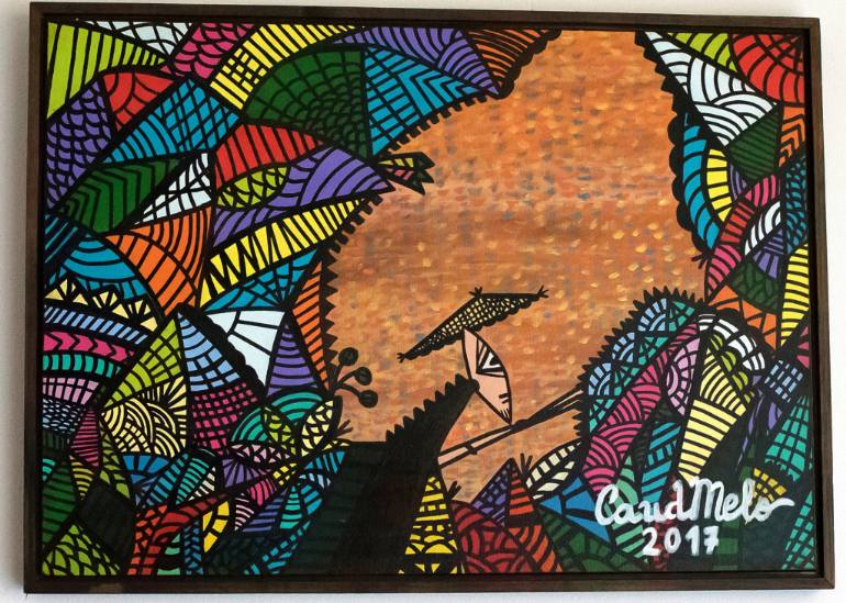 770x549 Saatchi Art The Dreamer Painting By Cau D Melo - The Dreamer Painting