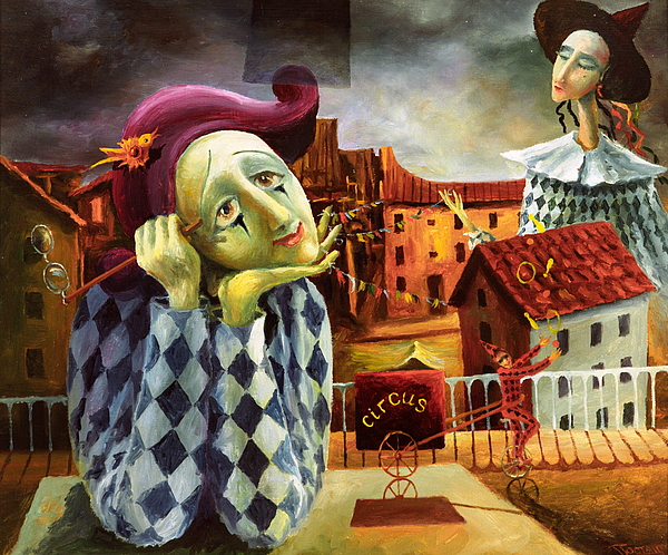 600x498 The Dreamer Painting By Igor Postash - The Dreamer Painting