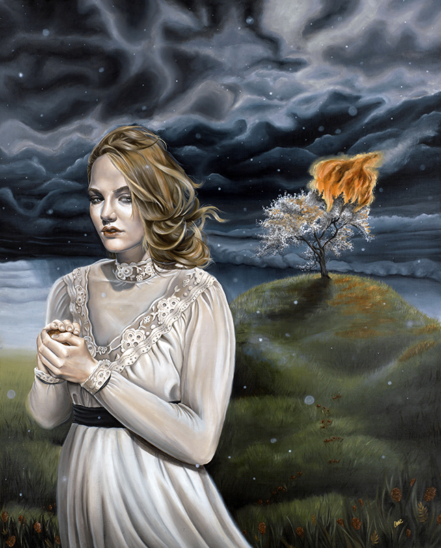 645x800 The Eve And The Tree Painting Plantiebee - The Dreamer Painting