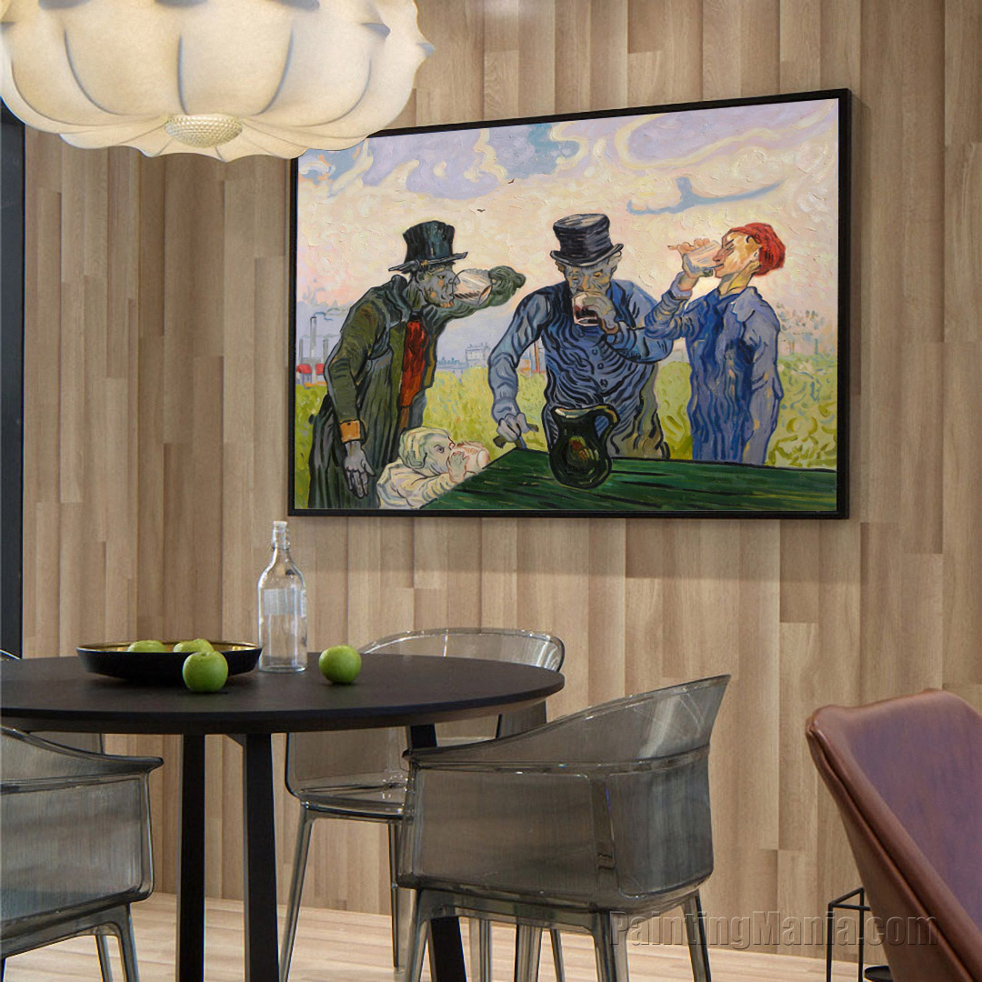 1080x1080 The Drinkers - The Drinkers Painting