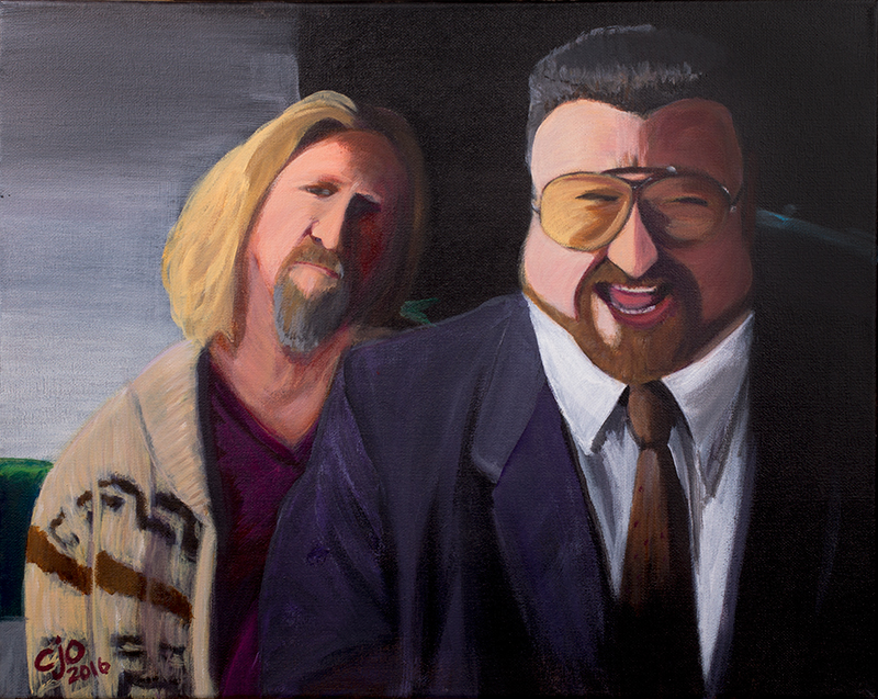 800x637 Walter Amp The Dude - The Dude Painting