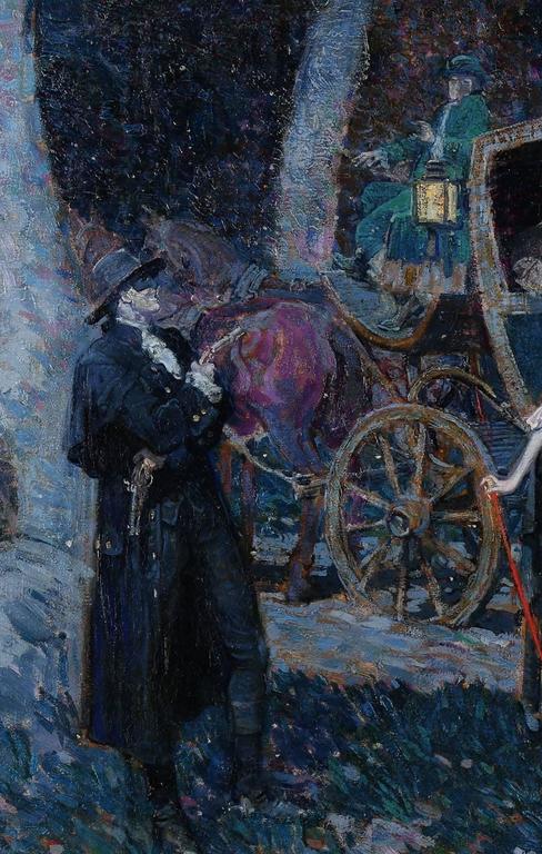 488x768 Henry Soulen - The Duel Painting