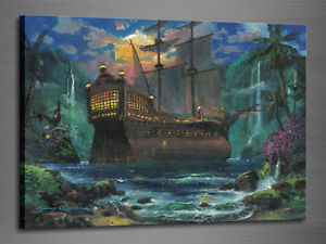 300x225 Home Decor Art Painting Disney Neverland The Duel On Canvas Wall - The Duel Painting