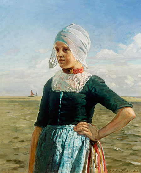 449x550 Dutch Girl Of The Zuyder Sea - The Dutch Girl Painting