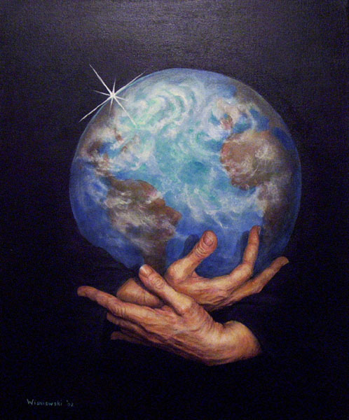 The Earth Painting at PaintingValley.com | Explore collection of The ...