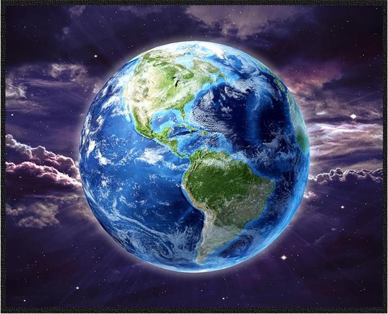 800x647 Custom 3d Photo Wallpaper Living Room Mural Ceiling Cosmic Earth - The Earth Painting