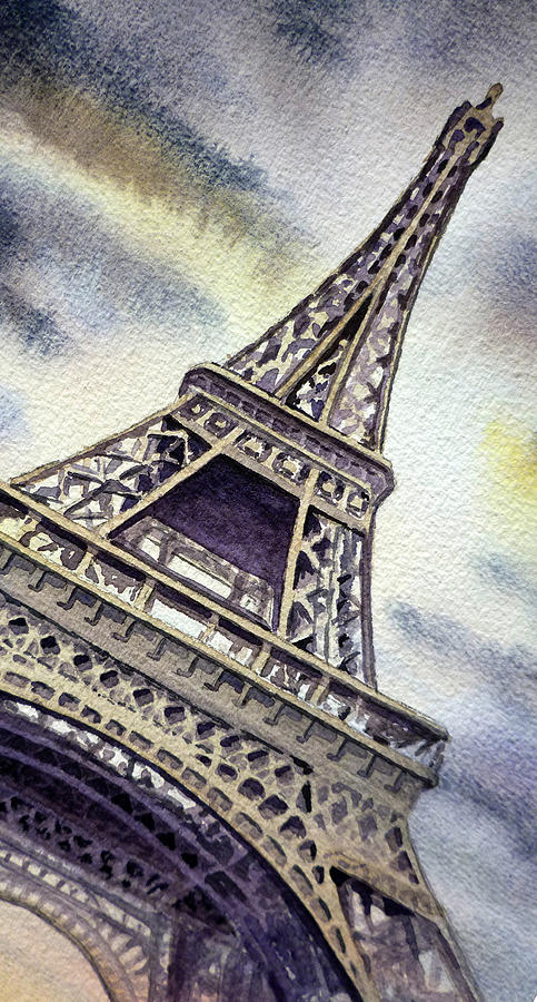 483x900 The Eiffel Tower Painting By Irina Sztukowski - The Eiffel Tower Painting