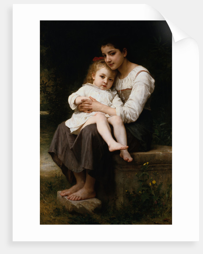 681x850 The Elder Sister Posters Amp Prints By William Adolphe Bouguereau - The Elder Sister Painting
