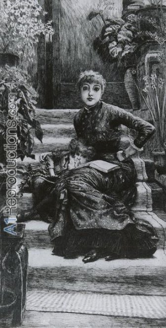 336x661 La Soeur Ainee (The Elder Sister) Oil Painting Reproductions, La - The Elder Sister Painting