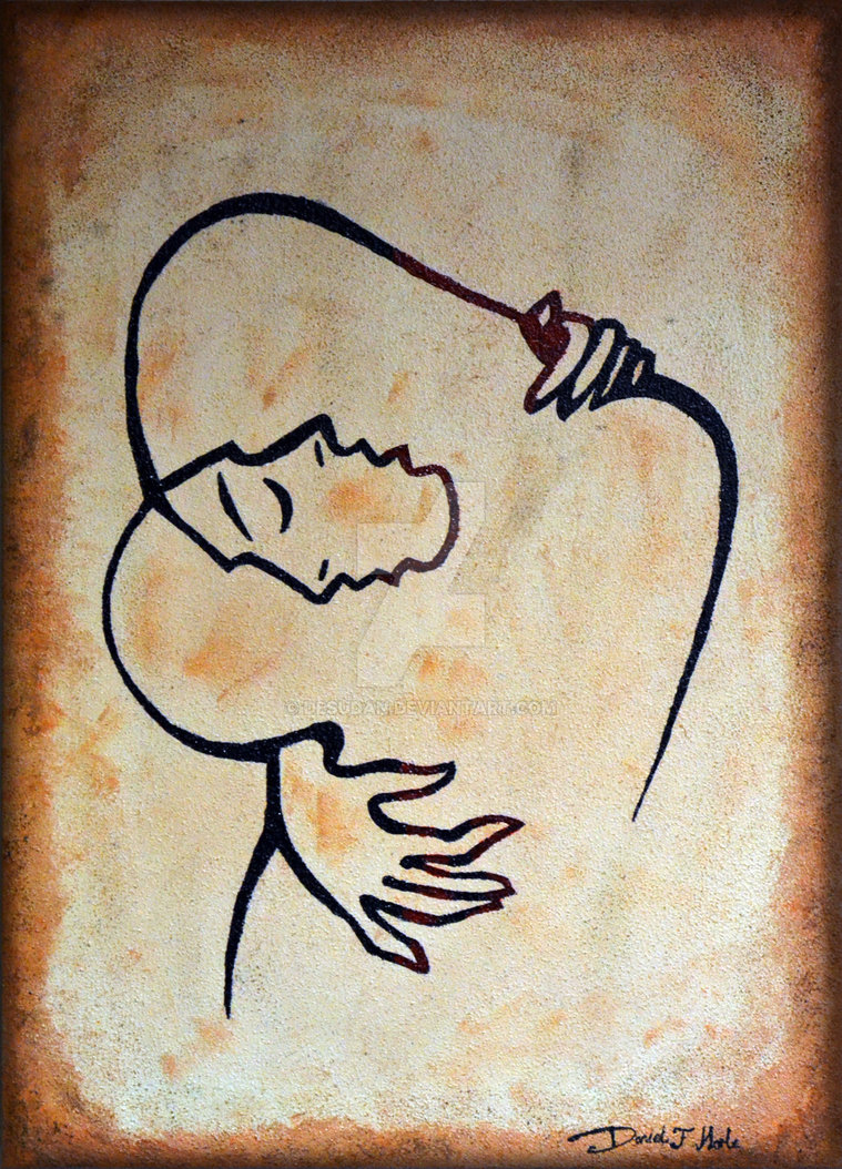 759x1054 Painting Challenge Embrace By Desudan - The Embrace Painting