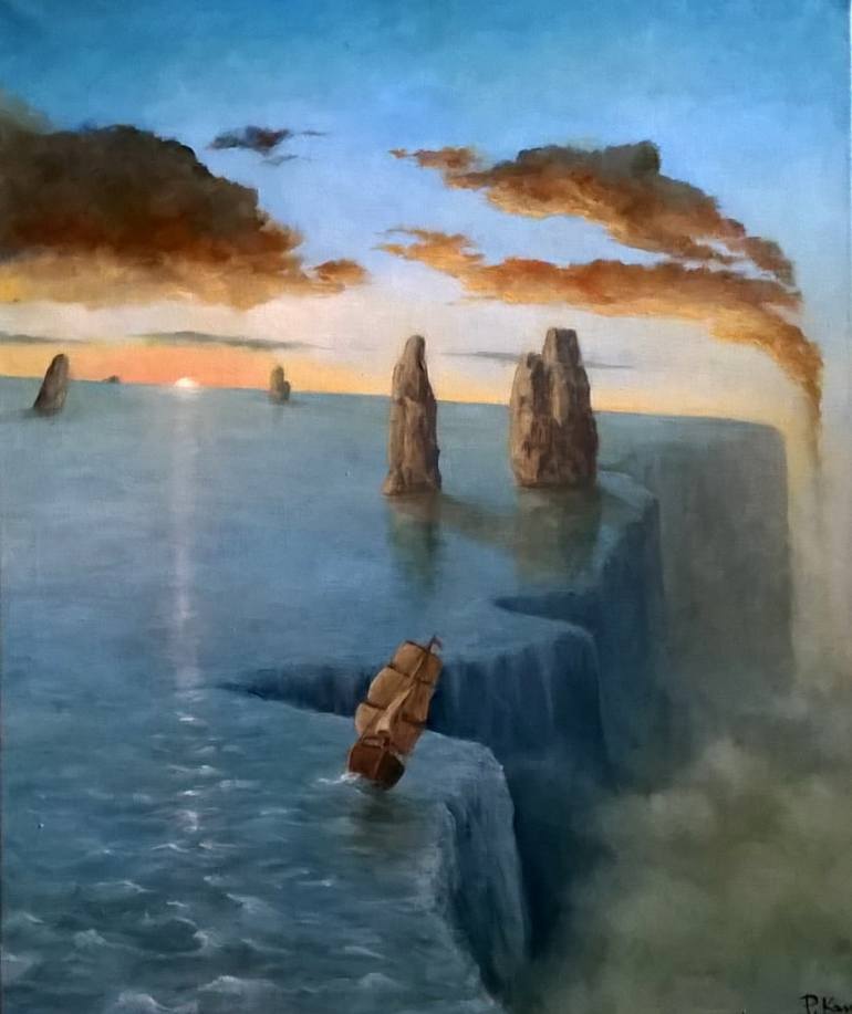 770x917 Saatchi Art At The End Of The World Painting By Pawel Kosior - The End Of The World Painting