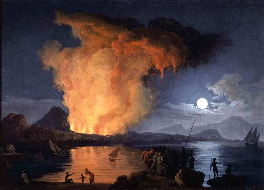 900x648 Filepierre Jacques Volaire - The Eruption Of Vesuvius Painting