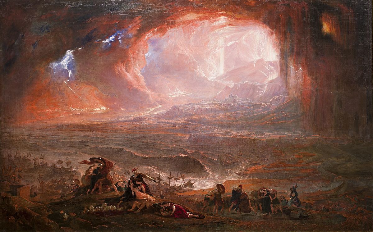 1200x747 Eruption Of Mount Vesuvius In 79 - The Eruption Of Vesuvius Painting
