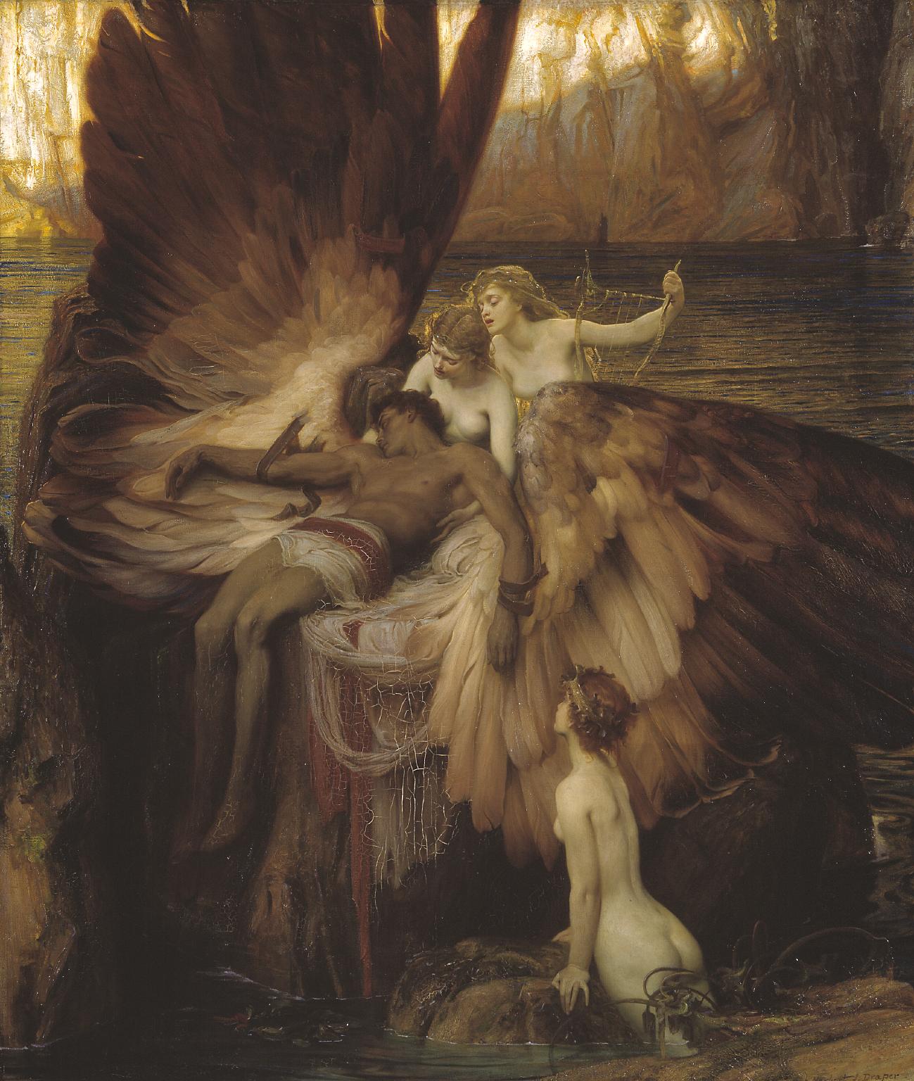 1299x1536 The Lament For Icarus', Herbert Draper, Exhibited 1898 Tate - The Fall Of Icarus Painting