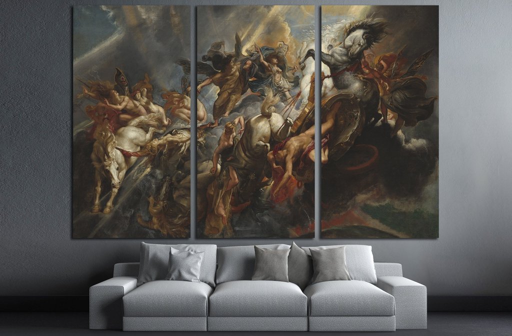 1024x672 The Fall Of Phaeton, By Peter Paul Rubens Ready To Hang - The Fall Of Phaeton Painting